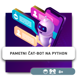 Pametni čat-bot na Python - KIBERone. Škola digitalne pismenosti. Programiranje za decu. IT edukacija dece. Novi Sad