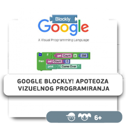 Google Blockly! Apoteoza vizuelnog programiranja - KIBERone. Škola digitalne pismenosti. Programiranje za decu. IT edukacija dece. Novi Sad