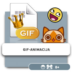 Gif-animacija - KIBERone. Škola digitalne pismenosti. Programiranje za decu. IT edukacija dece. Novi Sad