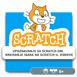 Upoznavanje sa Scratch-om. Kreiranje igara na Scratch-u. Osnove - KIBERone. Škola digitalne pismenosti. Programiranje za decu. IT edukacija dece. Novi Sad