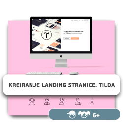 Kreiranje landing stranice. Tilda - KIBERone. Škola digitalne pismenosti. Programiranje za decu. IT edukacija dece. Novi Sad