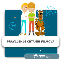 Pravljenje crtanih filmova - KIBERone. Škola digitalne pismenosti. Programiranje za decu. IT edukacija dece. Novi Sad